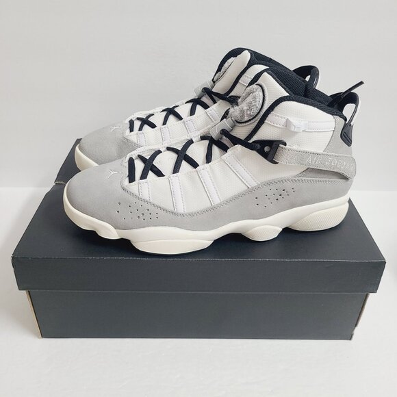 Nike Air Jordan 6 Rings Basketball Shoes FJ4650-077 Size 10 Light Smoke Gray main image 8